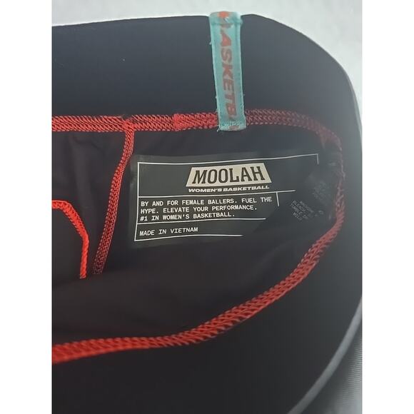 Moolah Womens Solid Black Padded Athletic Compression Shorts -Size S 6mm Padding - Picture 6 of 7